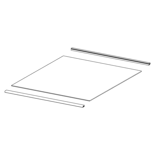Samsung Part# DA97-14799A Glass Shelf Assembly - Genuine OEM