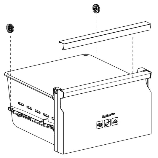 Samsung Part# DA97-15359C Case Basket Assembly (OEM) Middle