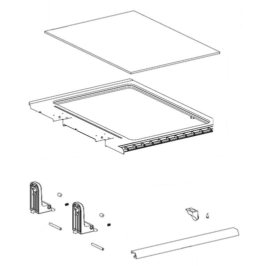 Samsung Folder Shelf Assembly DA97-15362A