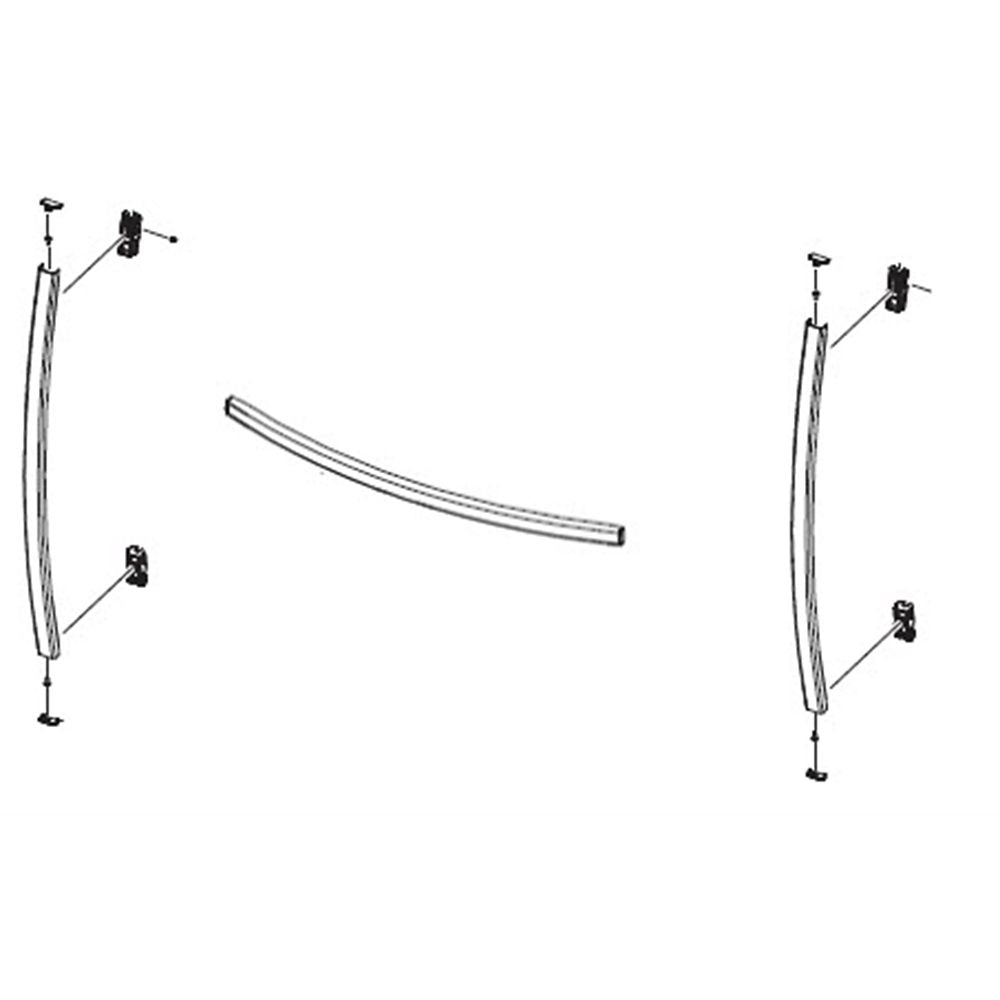 Samsung Part# DA97-20312D Handle Assembly - Genuine OEM