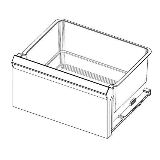 Samsung Part# DA97-20627A Vegetable Drawer Case Assembly - Genuine OEM