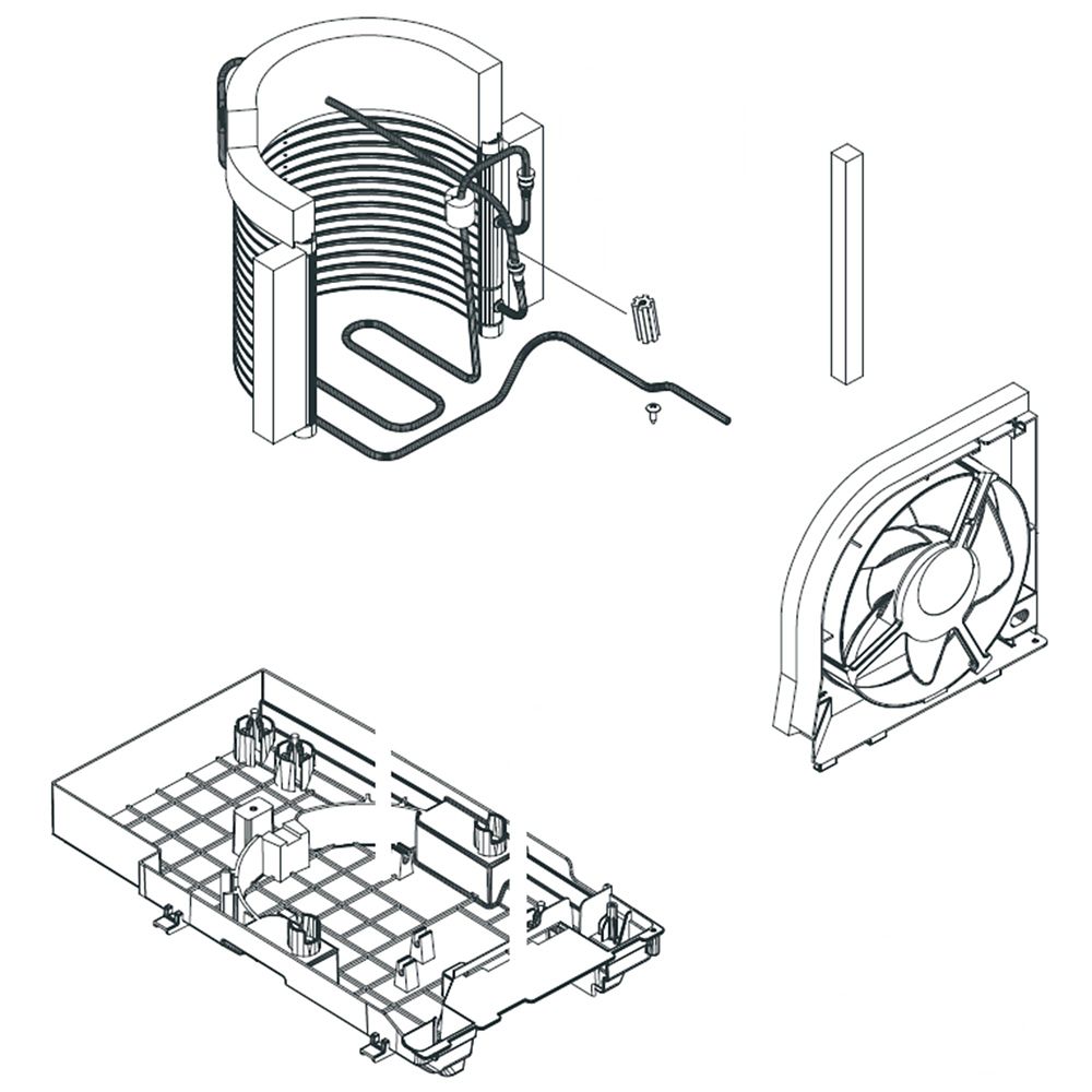 Samsung Part# DA97-20718A Water Drain Tray Assembly  - Genuine OEM