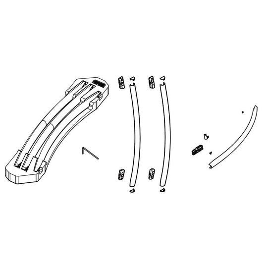 Samsung Part# DA99-04145G Handle Kit Assembly - Genuine OEM