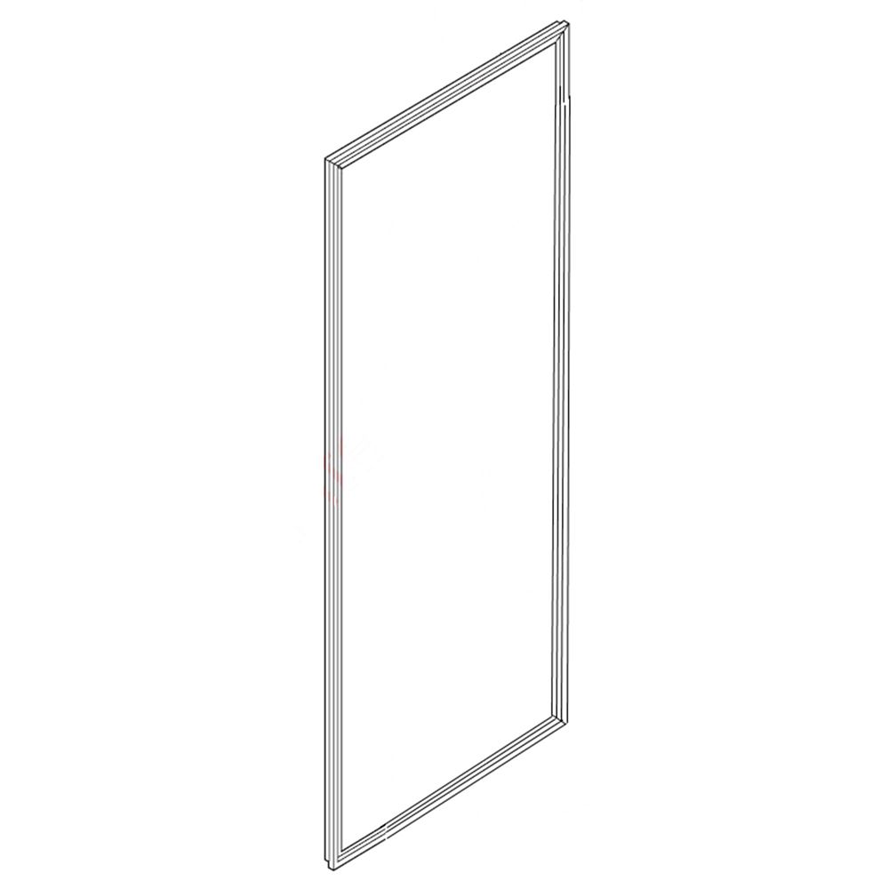 LG Part# 4987JJ1010N Freezer Door Gasket - White (OEM)