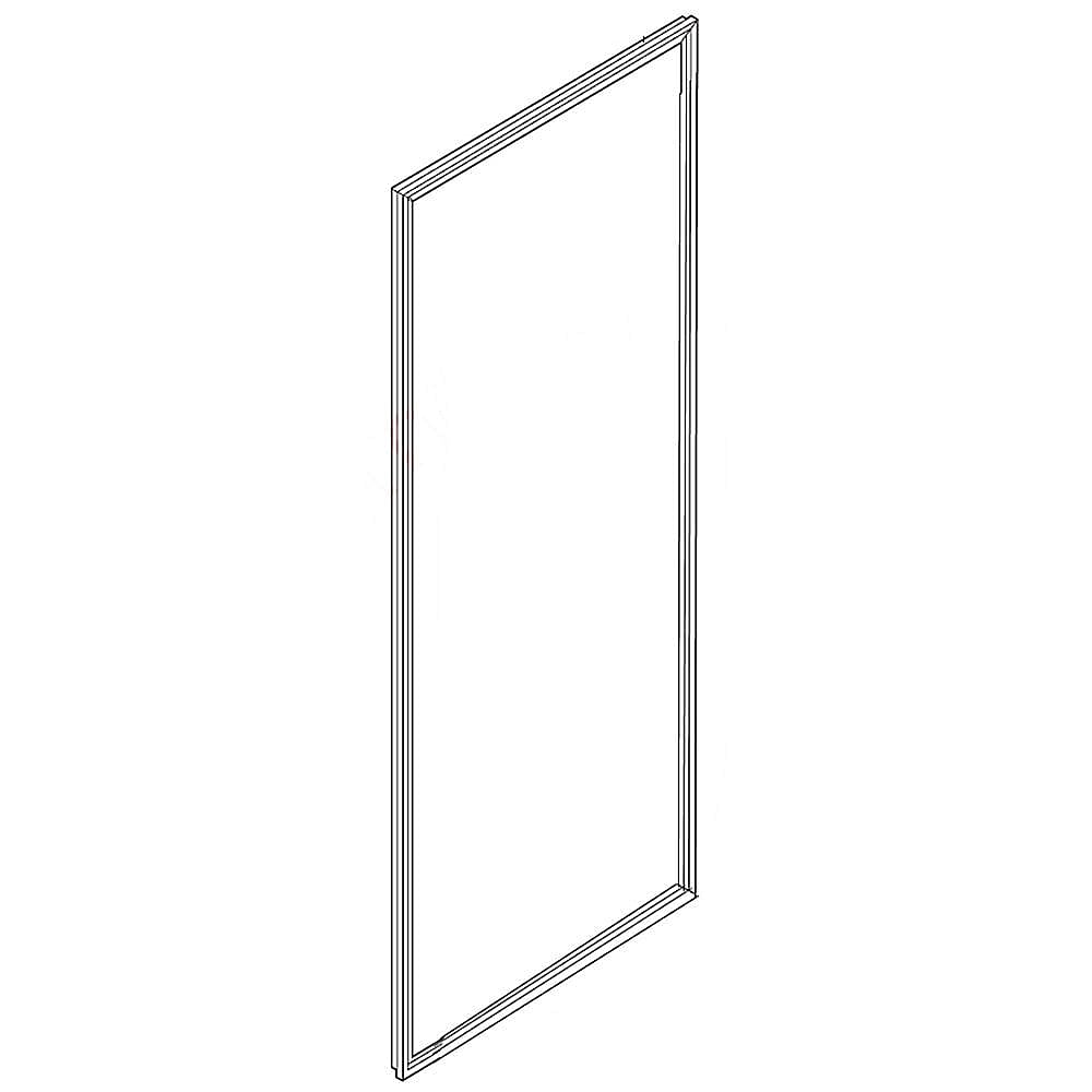 LG Part# 4987JJ1010T Fridge Door Gasket - Black (OEM)
