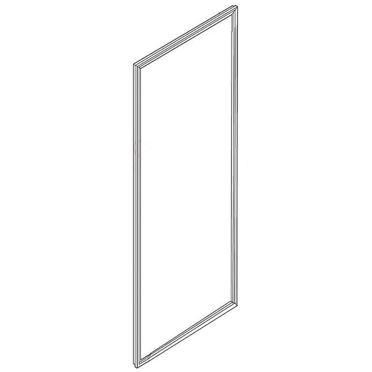 LG Part# 4987JJ1010T Fridge Door Gasket - Black (OEM)