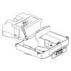 LG Part# ABQ73946702 Control Case Assembly (OEM)