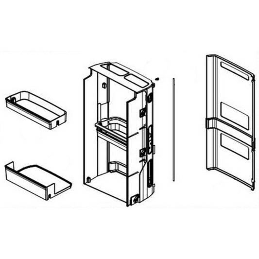 LG Part# ABQ77140104 Home Bar Case Assembly - Genuine OEM