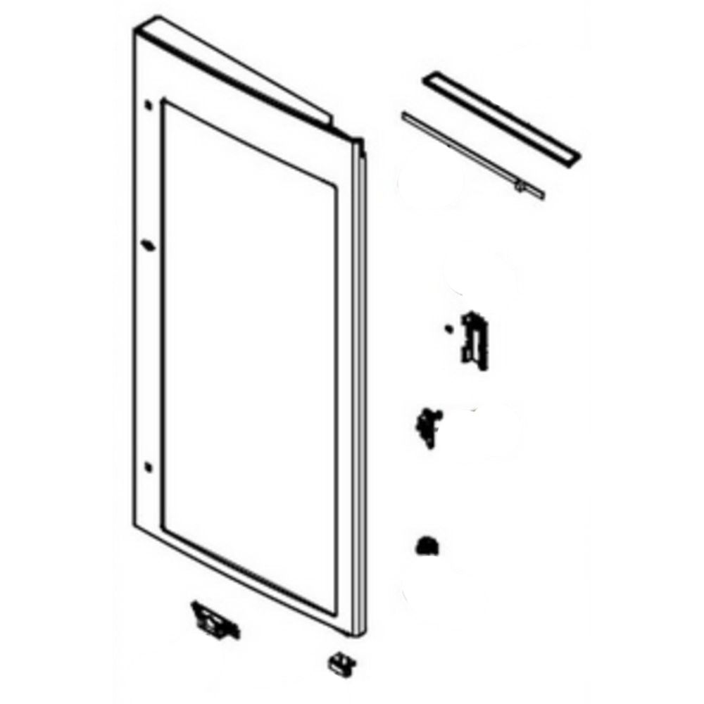 LG Part# ADC75566721 Home Bar Door Assembly - Genuine OEM