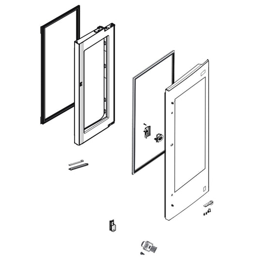 LG Part# ADC76265712 Home Bar Door Assembly - Genuine OEM