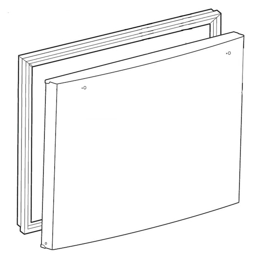 LG Freezer Door Assembly - Stainless ADD73956127