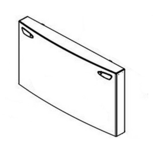LG Freezer Door Assembly - Stainless ADD74236214