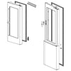 LG Part# ADD74296513 Door Panel Assembly - Genuine OEM