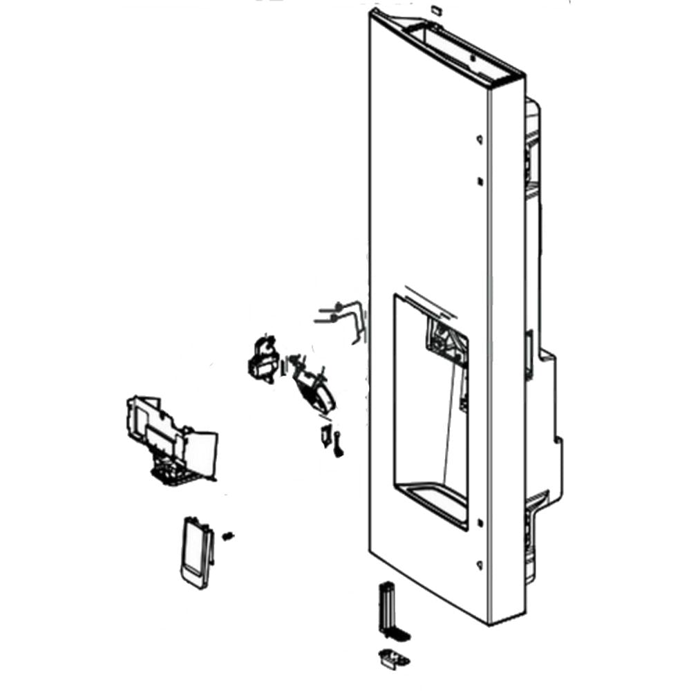 LG Part# ADD76155806 Door Foam Assembly - Genuine OEM