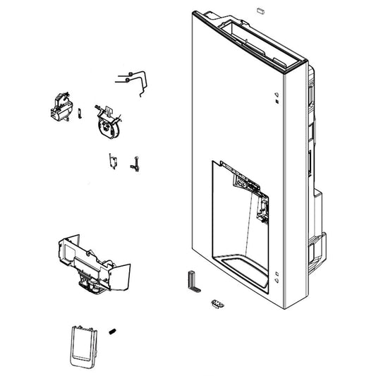 LG Part# ADD76416503 Door Foam Assembly - Genuine OEM