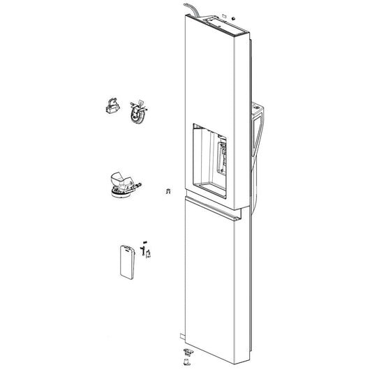 LG Part# ADD76421101 Door Foam Assembly - Genuine OEM