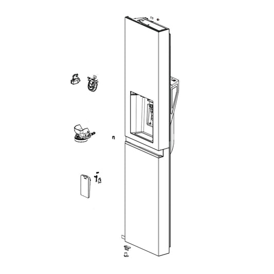 LG Part# ADD76421102 Door Foam Assembly - Genuine OEM