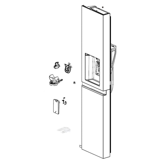 LG Part# ADD76421106 Door Foam Assembly - Genuine OEM