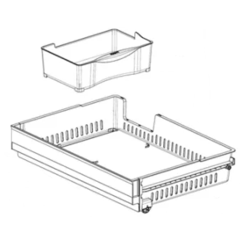 LG Part# AJP73334618 Drawer Tray Assembly - Genuine OEM