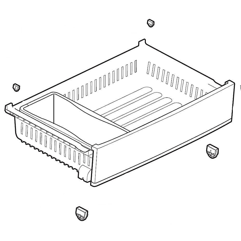 LG Drawer Tray Assembly AJP75234913