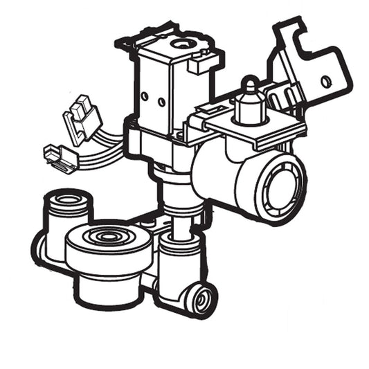 LG Part# AJU72911114 Water Inlet Valve Assembly - Genuine OEM