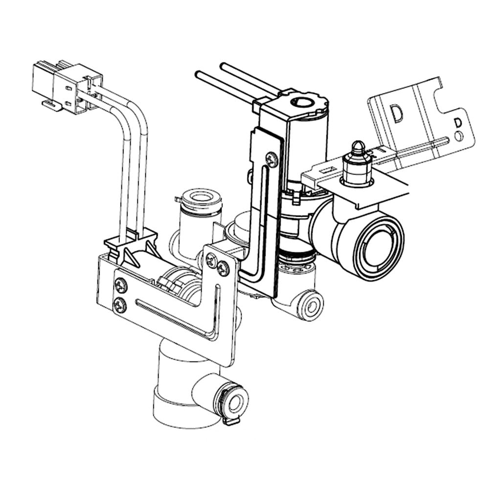 LG Part# AJU75632520 Water Valve Assembly - Genuine OEM