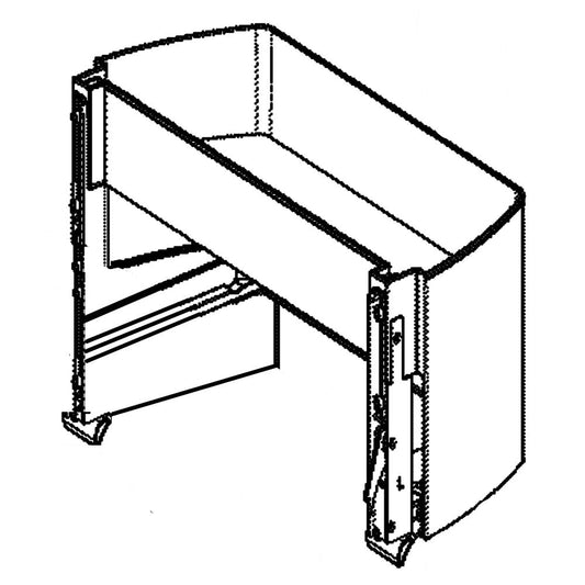 LG Part# MDQ63238501 Bucket Frame - Genuine OEM