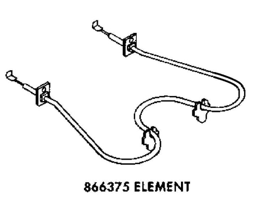 Whirlpool Bake Element WP866375
