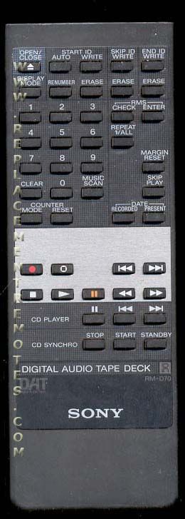 Sony Remote Control - RMD70