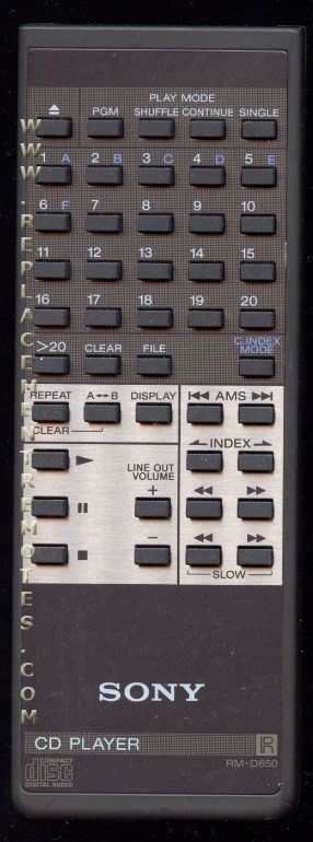 Sony Commander,Remote - RMD650