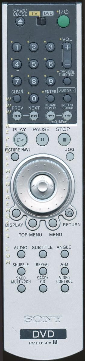 Sony Remote - RMTD160A