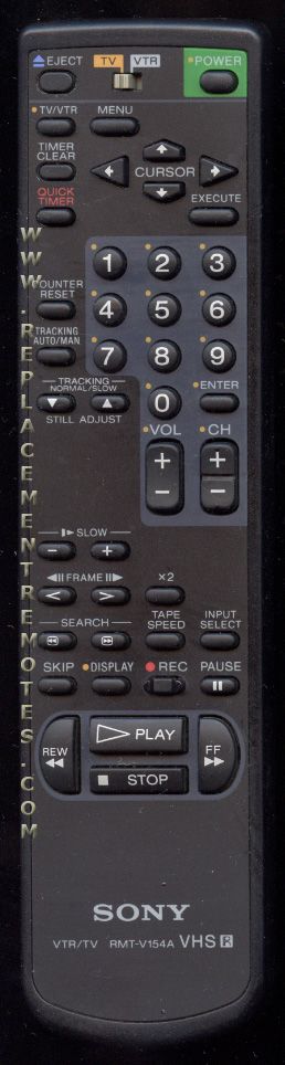 Sony Remote Control - RMTV154A