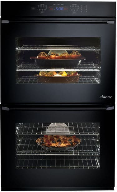 Dacor RO230B 30 Inch Double Electric Wall Oven with 4.8 cu. ft. Four-Part Pure Convection Ovens