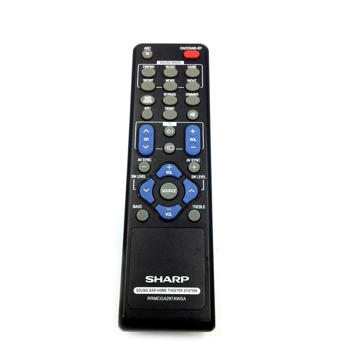 Sharp Remote Control RRMCGA297AWSA