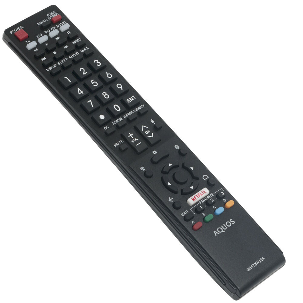Sharp LED HDTV Remote RRMCGB173WJSA