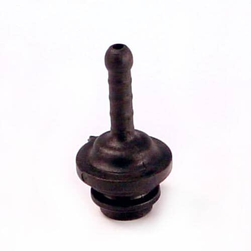 Saeco Part# 996530000891 Faucet Straight Connector (OEM) Black