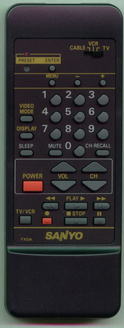 Sanyo Remote Control - 6450001307