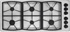 Dacor SGM466S/LP 46 Inch Gas Cooktop with 6 Sealed Burners