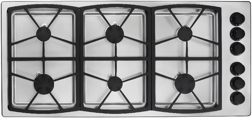 Dacor SGM466S/LP 46 Inch Gas Cooktop with 6 Sealed Burners
