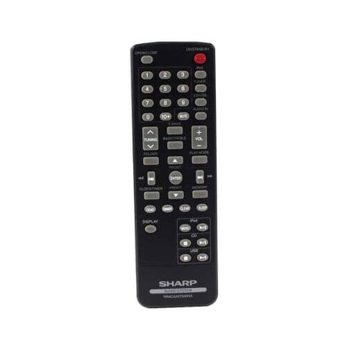 Sharp Part# RRMCGA273AWSA Stereo System Remote Control - Genuine OEM