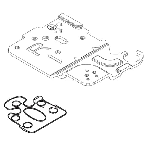 Samsung Part# DA97-12574C Upper Hinge Assembly (Right) - Genuine OEM