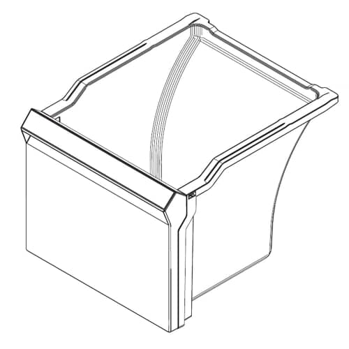 Samsung Part# DA97-20626A Basket Case Assembly - Genuine OEM
