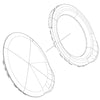 Samsung Part# DC97-19171A Door Cover Assembly - Genuine OEM