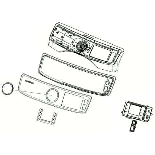 Samsung Part# DC97-19327G Touchpad Control Panel Assembly - Genuine OEM