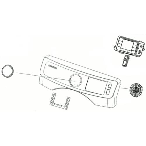Samsung Part# DC97-20813A Control Panel (Black) - Genuine OEM