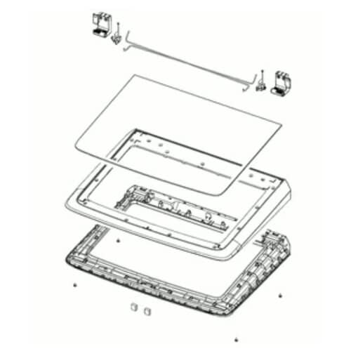 Samsung Lid Assembly DC97-21510F