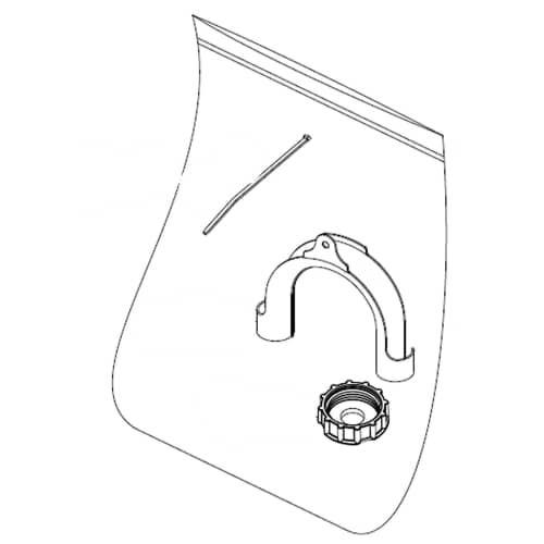 Samsung Part# DC98-02985A Washer Drain Accessory - Genuine OEM