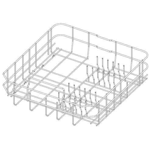 Samsung Part# DD67-00130E Basket (Lower) - Genuine OEM
