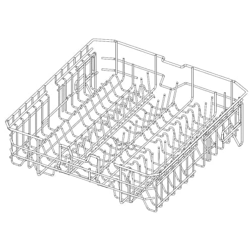 Samsung Part# DD67-00131E Dishrack Basket Assembly - Genuine OEM