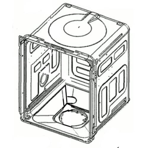 Samsung Part# DD82-01328A Gross Tub Assembly - Genuine OEM
